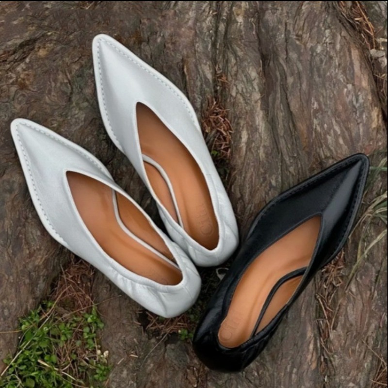 Women'S Shoes Large - 2025 New Pointed Toe Single Shoes