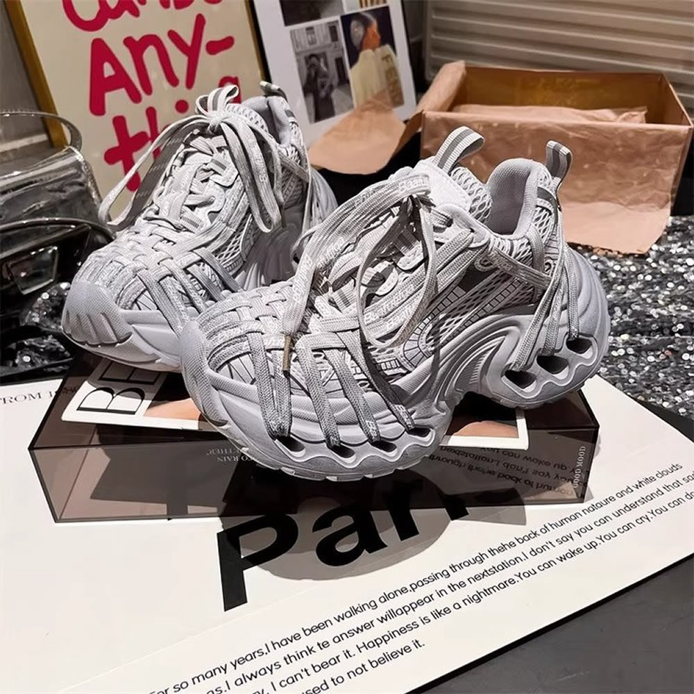 Women Shoes Store - Women Chunky Sneakers Thick Soled Trendy