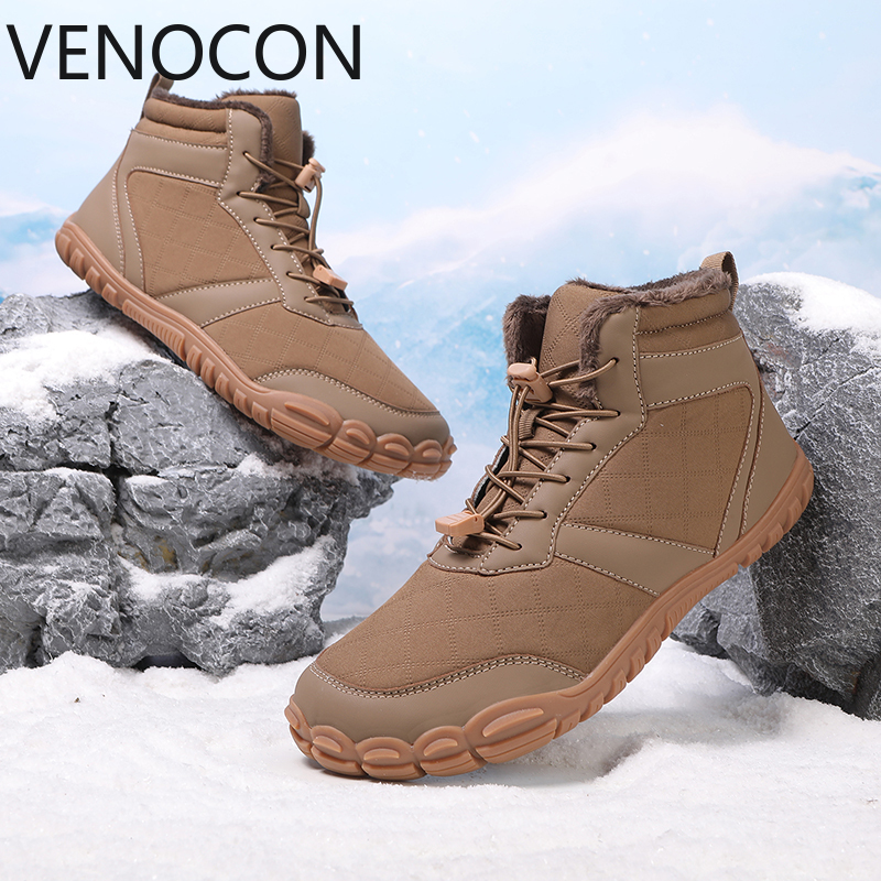 Women'S Shoes With Wide Toe Box - VENOCON Barefoot Man Minimalist Winter Snow