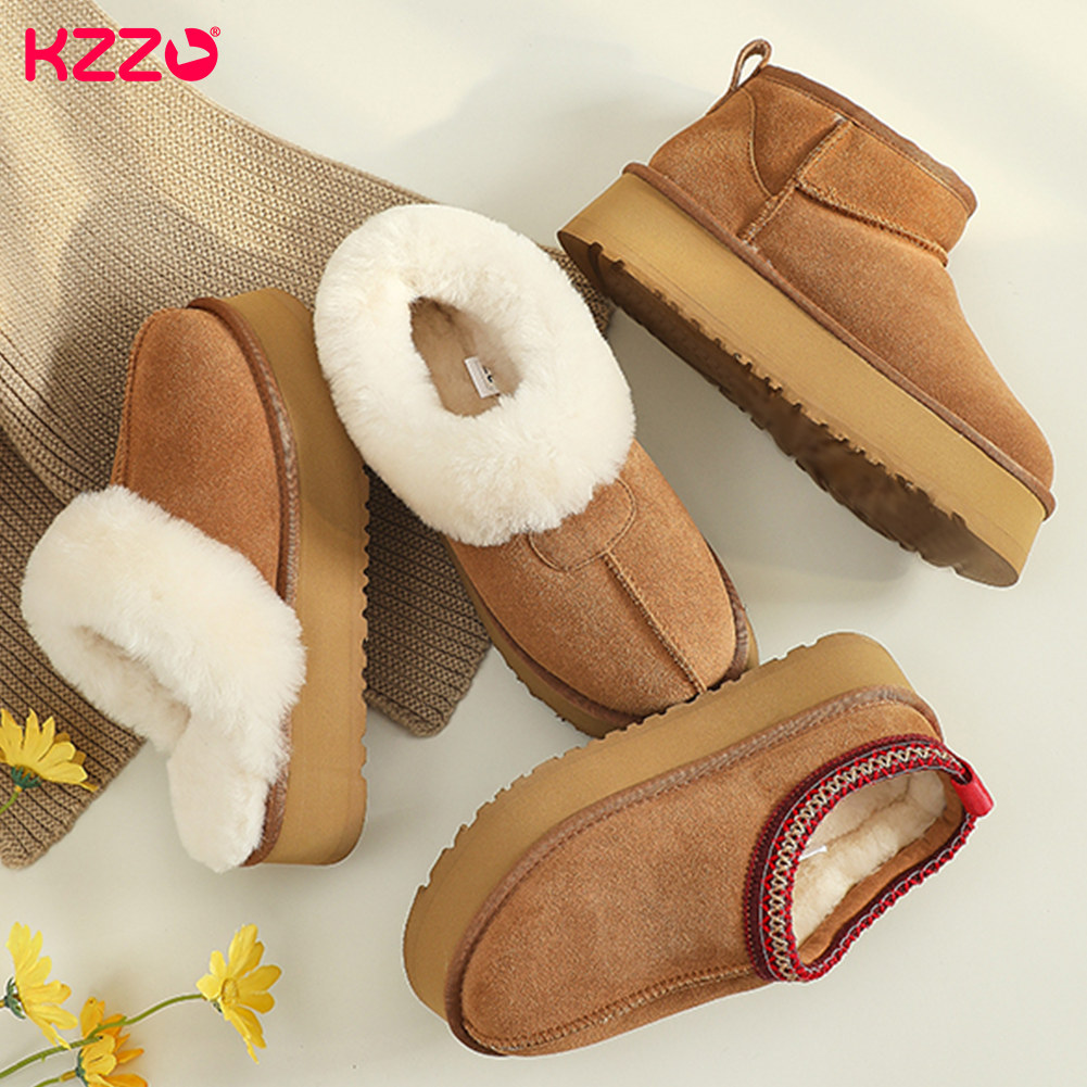 Women Shoes In Australia - KZZO Fashion Ultra Mini Platform Snow