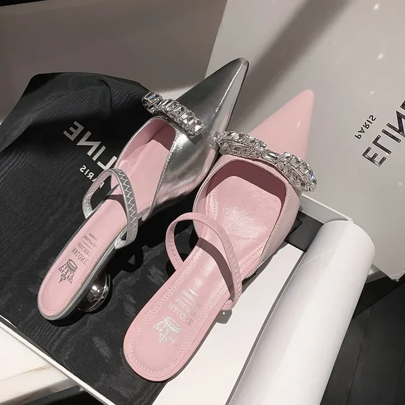 Women Patent Pink Slippers Spr - Women'S Shoes Clogs บทวิจารณ์และราคา