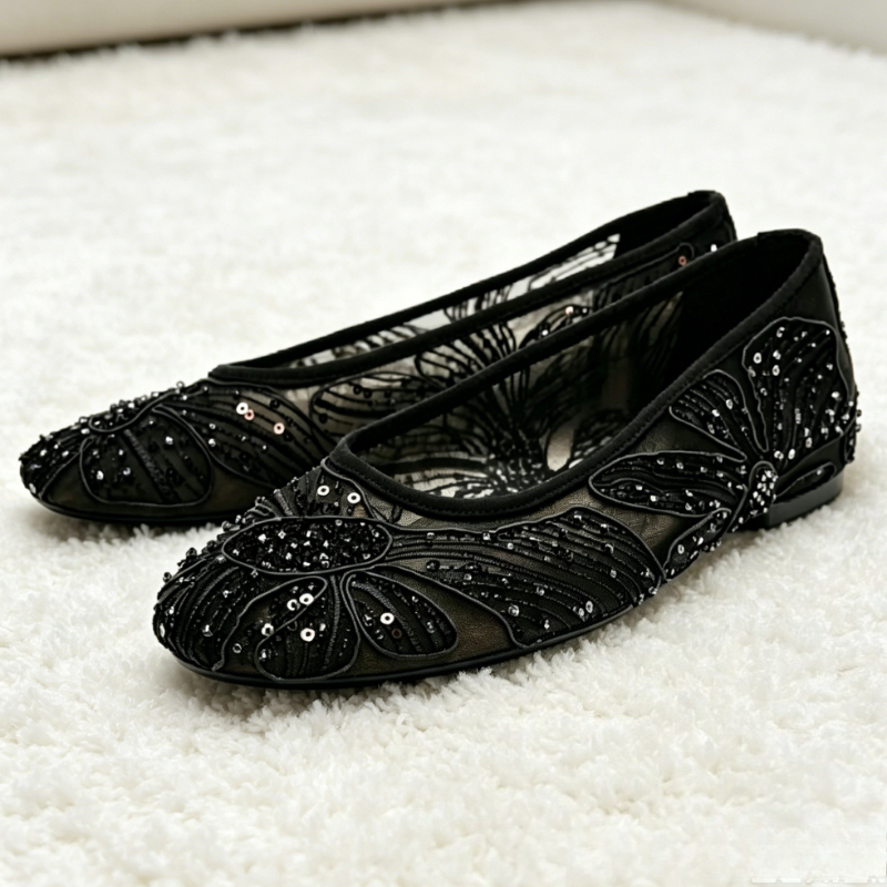 Luxury Designer Ballet Flats f - Women'S Shoes Large บทวิจารณ์และราคา