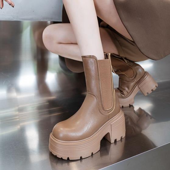 9cm New ROME Genuine Leather A - Women'S Shoes High Arch Support บทวิจารณ์และราคา