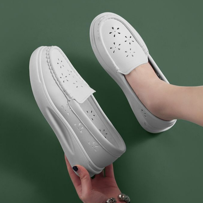 Women Thick Sole Nurse Shoes B - Women'S Shoes For Standing All Day บทวิจารณ์และราคา