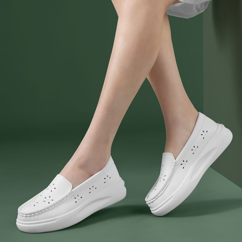 Women Thick Sole Nurse Shoes B - Women'S Shoes For Standing All Day บทวิจารณ์และราคา