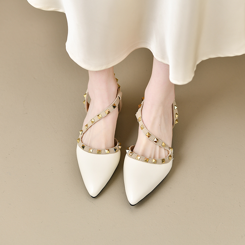 Women Shiny Back Buckle Strap  - Women'S Shoes Trendy บทวิจารณ์และราคา