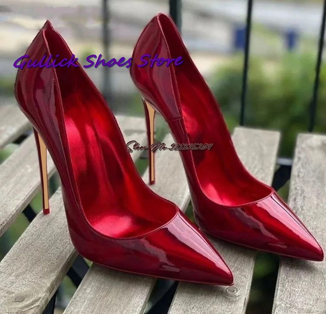 Shiny Purple Patent Leather Pu - Women'S Shoes In Size 12 บทวิจารณ์และราคา