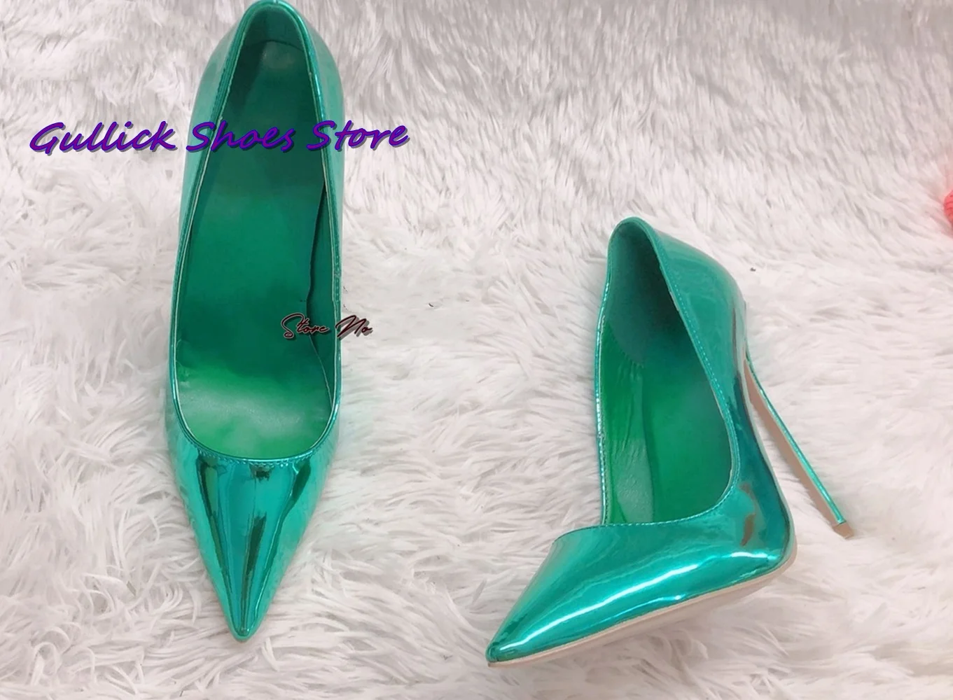 Shiny Purple Patent Leather Pu - Women'S Shoes In Size 12 บทวิจารณ์และราคา