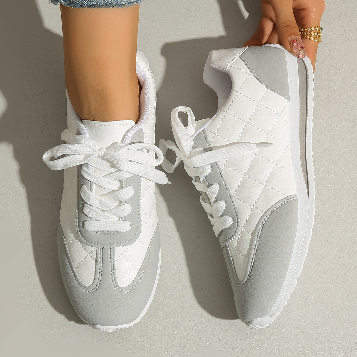 Women Causal Sneakers Trendy L - Women'S Shoes Trendy บทวิจารณ์และราคา