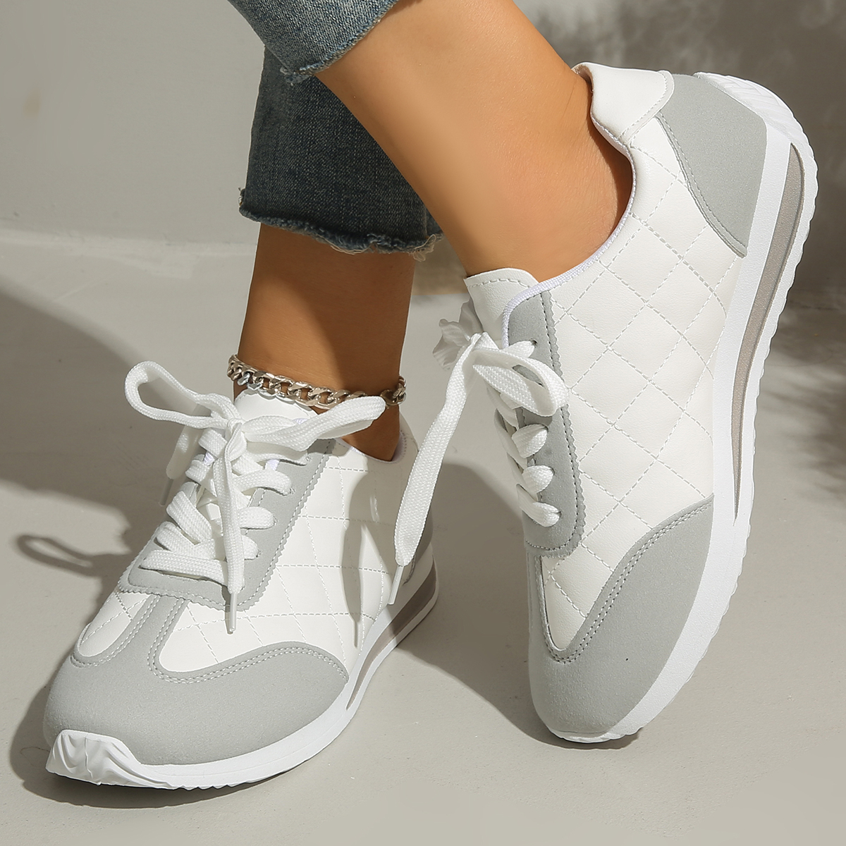 Women Causal Sneakers Trendy L - Women'S Shoes Trendy บทวิจารณ์และราคา