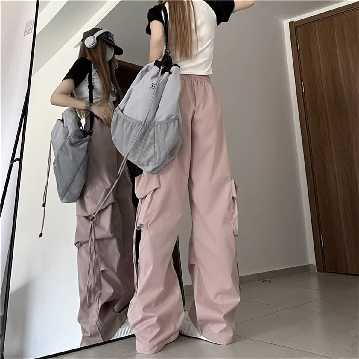 Plus Size Women Cargo Pants Hi - Women Shoes Joggers บทวิจารณ์และราคา
