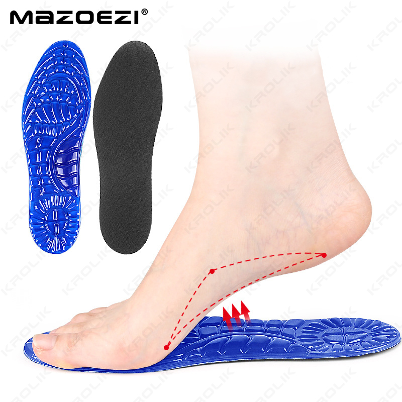 Gel Insole Sport Massaging Sil - Women'S Shoes High Arch Support บทวิจารณ์และราคา