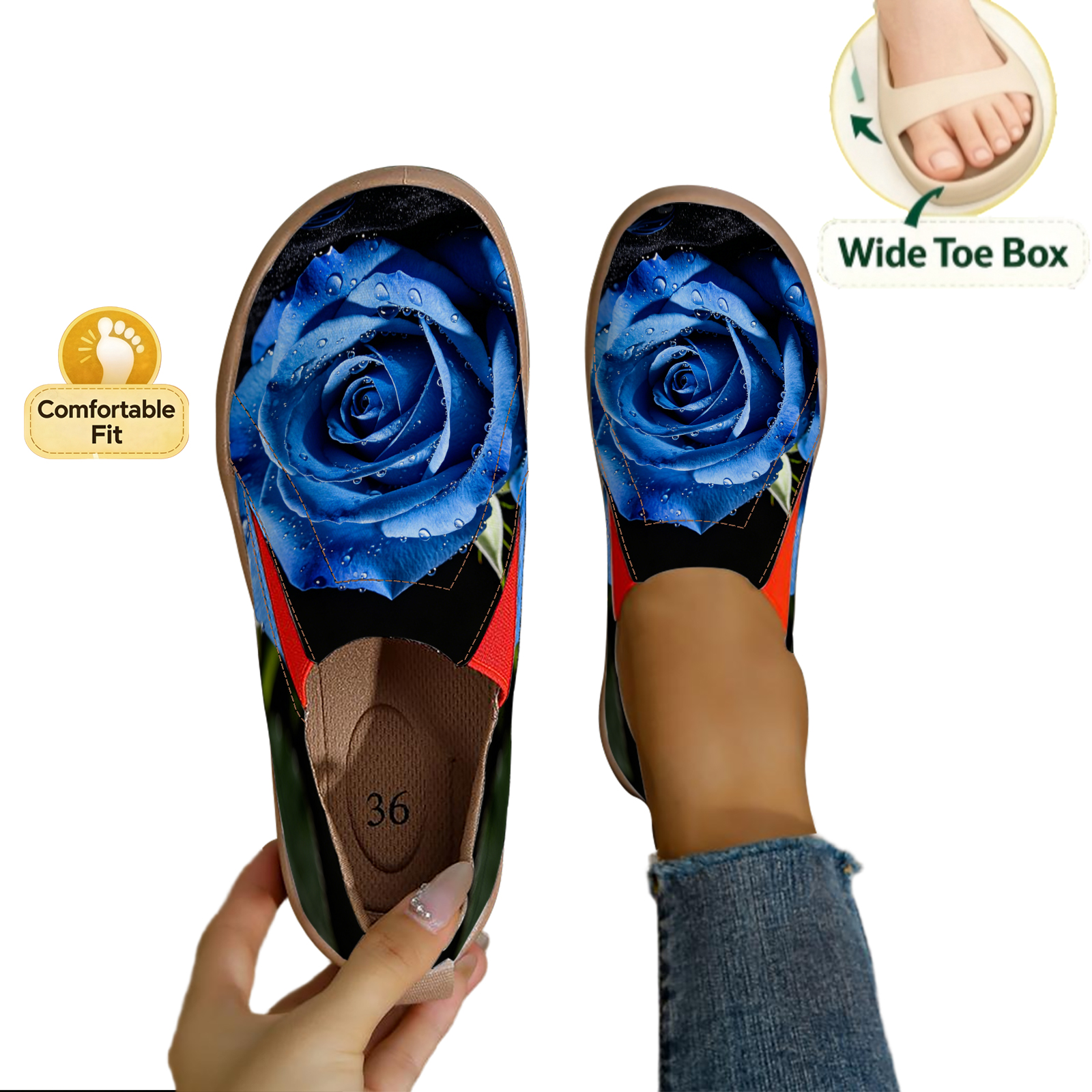 Women's Wide Toe Box Dark Nigh - Women'S Shoes With Wide Toe Box บทวิจารณ์และราคา
