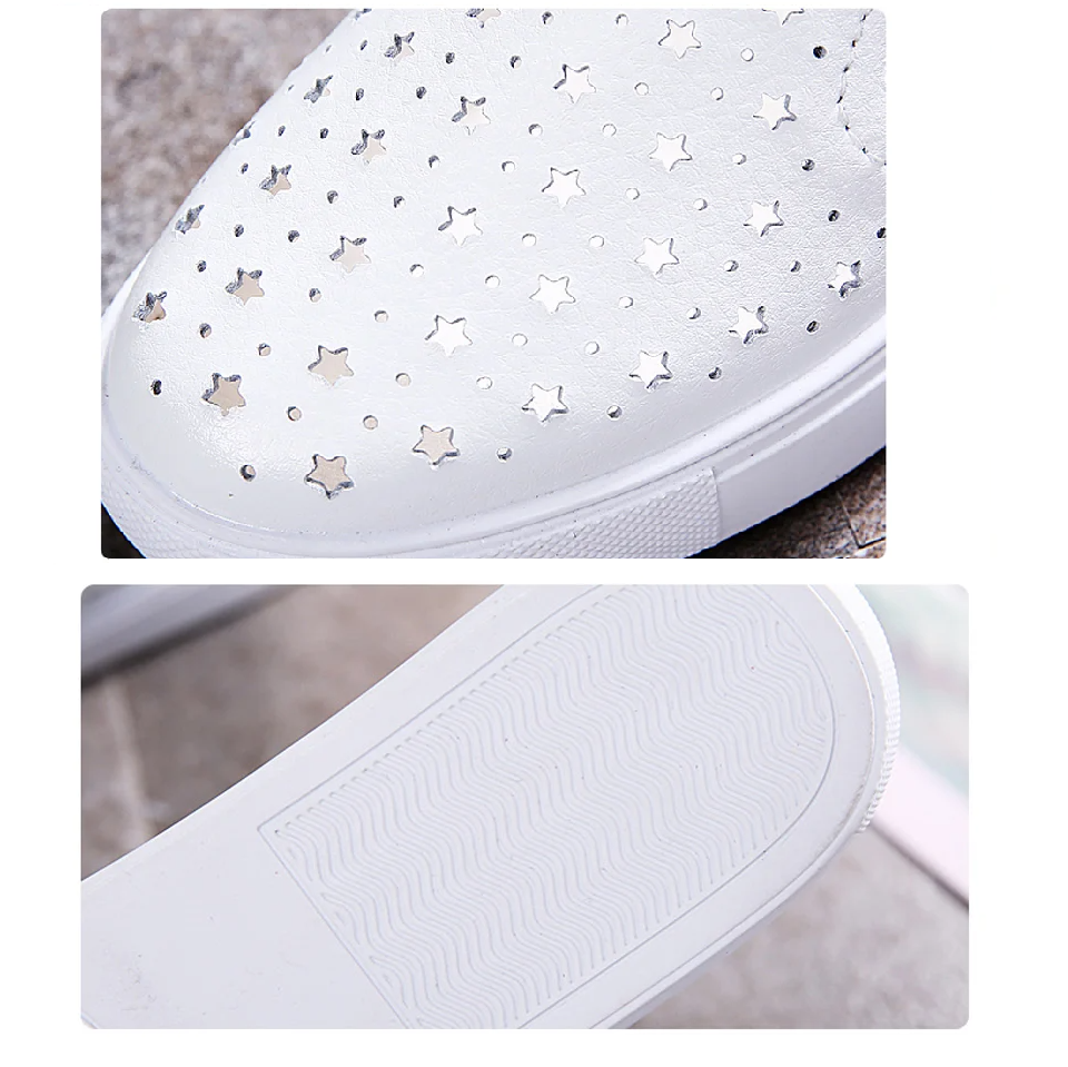 Spring Summer Silver Flats Hol - Women'S Shoes For Standing All Day บทวิจารณ์และราคา