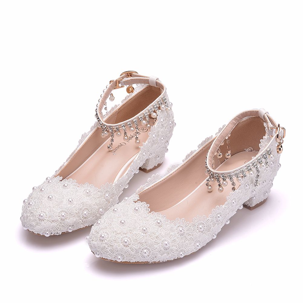Women's Closed Toe Low Chunky  - Women Shoes Size บทวิจารณ์และราคา