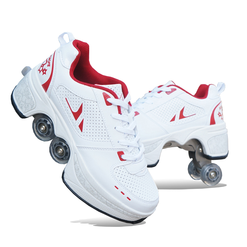 Kids Four-Wheel Roller Skate S - Women'S Shoes Professional บทวิจารณ์และราคา