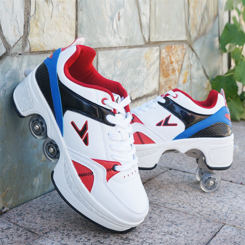 Kids Four-Wheel Roller Skate S - Women'S Shoes Professional บทวิจารณ์และราคา