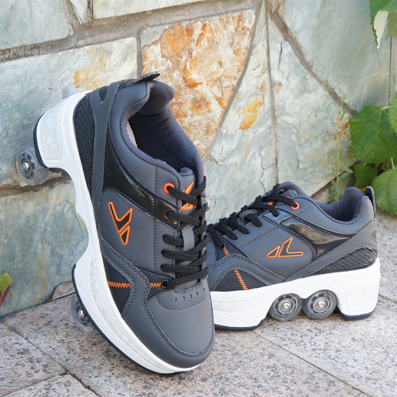 Kids Four-Wheel Roller Skate S - Women'S Shoes Professional บทวิจารณ์และราคา