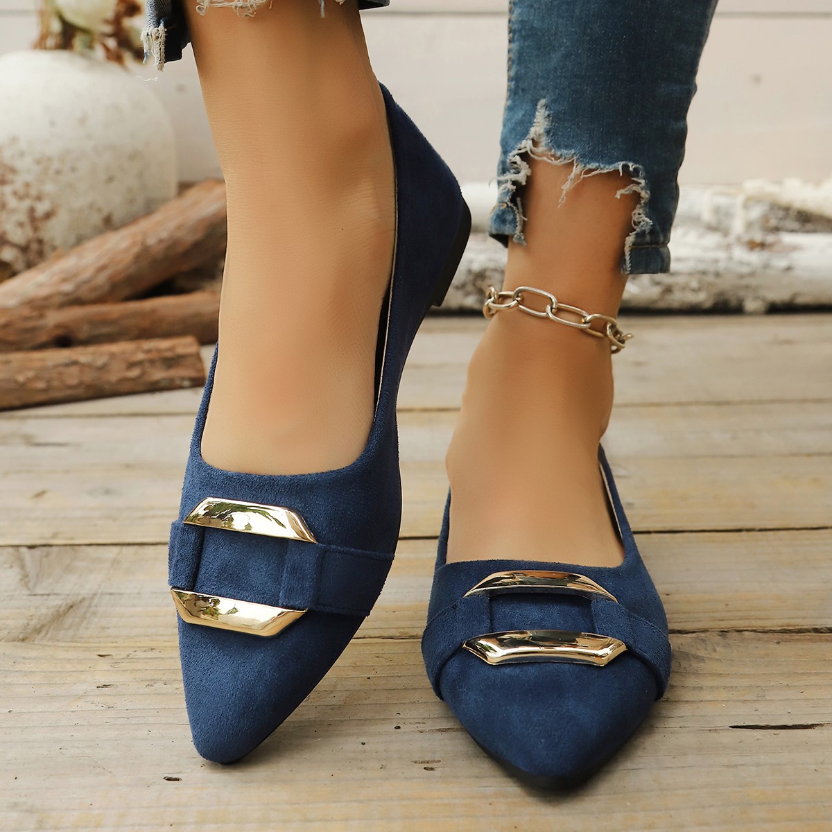 Spring and Autumn Elegant Poin - Women Shoes Size บทวิจารณ์และราคา