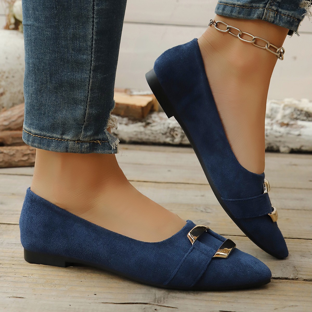 Spring and Autumn Elegant Poin - Women Shoes Size บทวิจารณ์และราคา