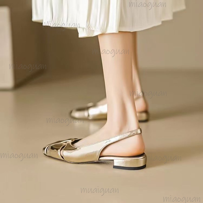 Cover Toe Low Heel Pumps Women - Women Shoes Size บทวิจารณ์และราคา