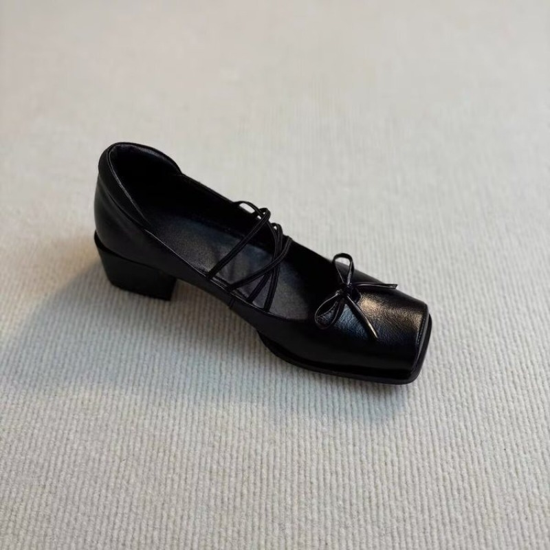 Single Shoes Fashion New Squar - Women'S Shoes In Size 12 บทวิจารณ์และราคา