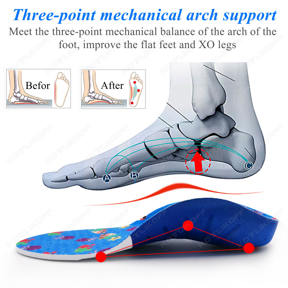 Kids Orthopedic Insoles For Fl - Women'S Shoes High Arch Support บทวิจารณ์และราคา