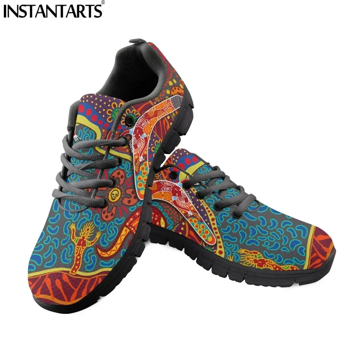 Australia Aboriginal Art Lace- - Women Shoes In Australia บทวิจารณ์และราคา