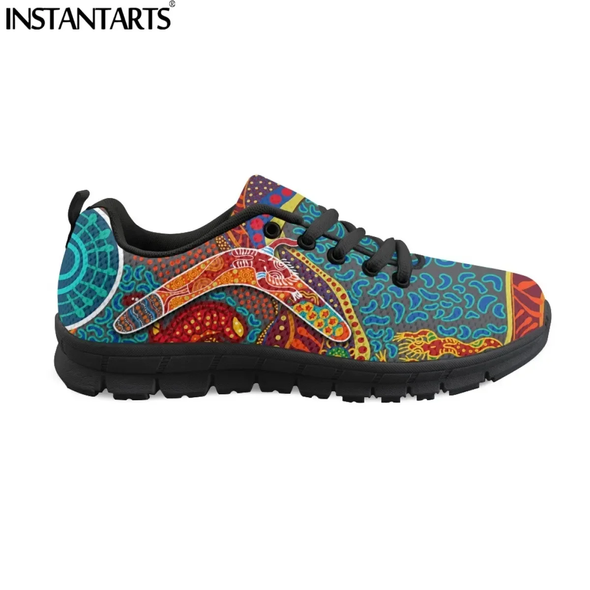 Australia Aboriginal Art Lace- - Women Shoes In Australia บทวิจารณ์และราคา