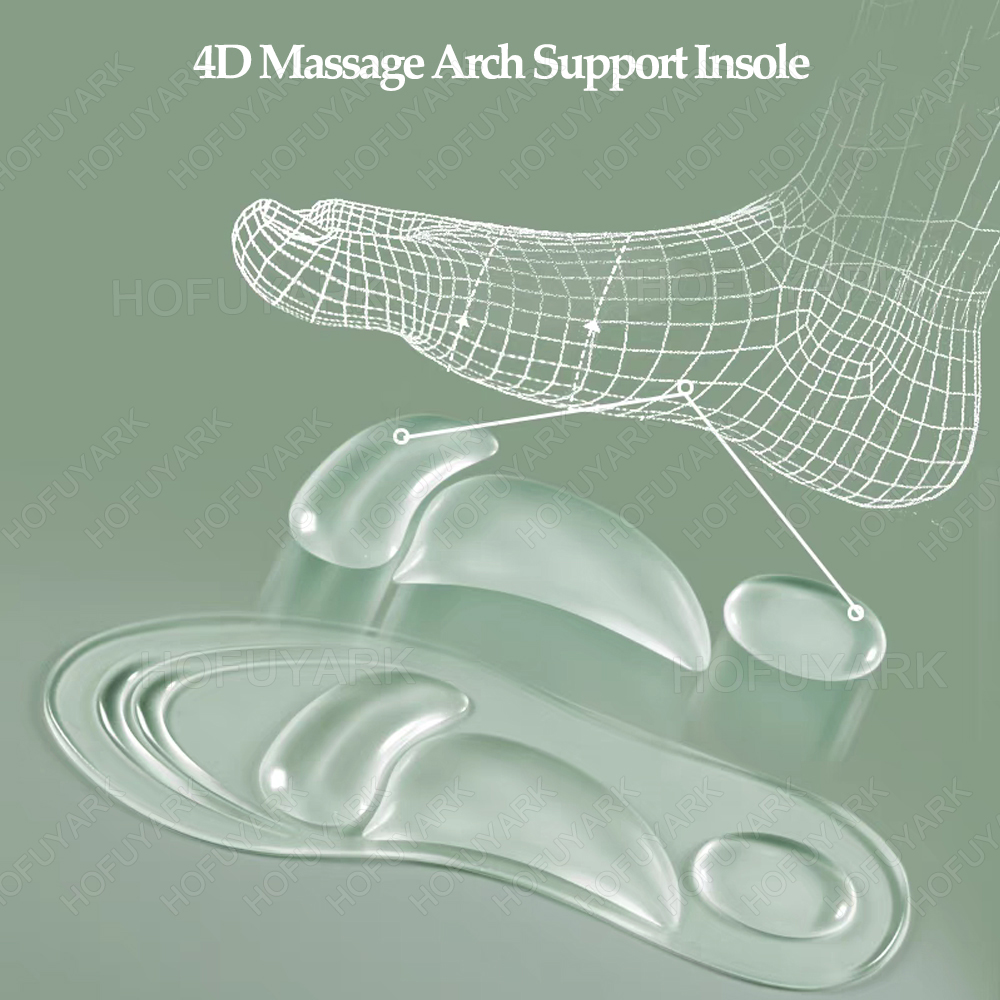 Silicone Gel Insoles Orthopedi - Women'S Shoes High Arch Support บทวิจารณ์และราคา
