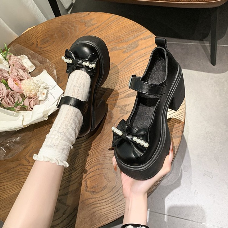 2026 Lolita Shoes Black Super  - Women Shoes Size บทวิจารณ์และราคา