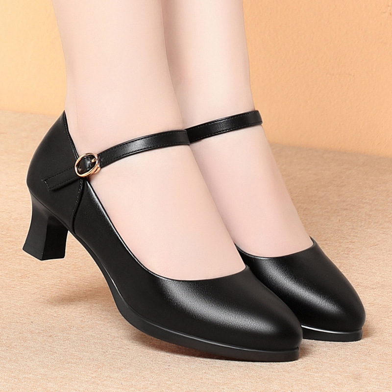 5cm Heels Flight Attendant Wor - Women'S Shoes For Standing All Day บทวิจารณ์และราคา