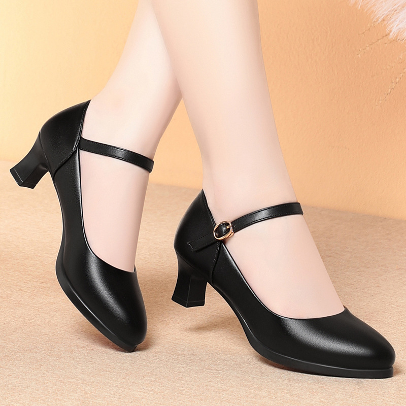 5cm Heels Flight Attendant Wor - Women'S Shoes For Standing All Day บทวิจารณ์และราคา
