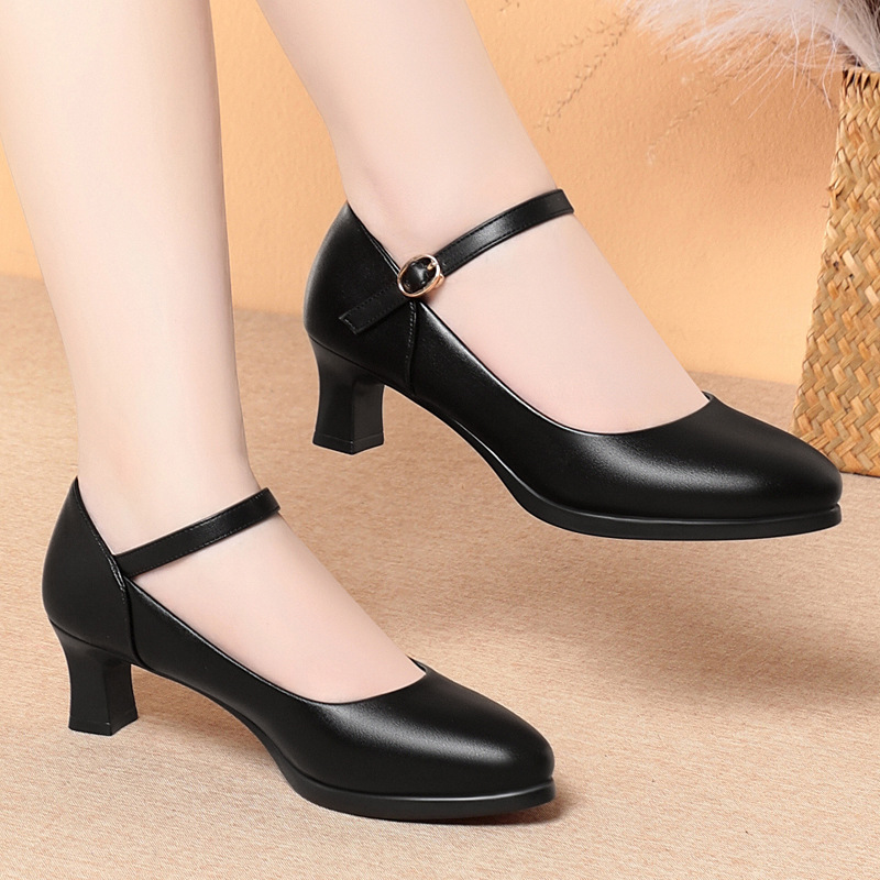 5cm Heels Flight Attendant Wor - Women'S Shoes For Standing All Day บทวิจารณ์และราคา