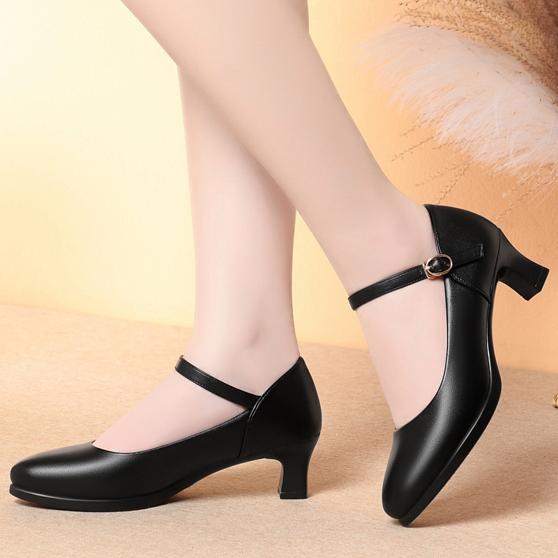 5cm Heels Flight Attendant Wor - Women'S Shoes For Standing All Day บทวิจารณ์และราคา