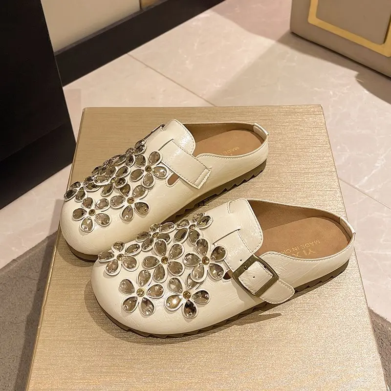Women's Floral Rhinestone Buck - Women'S Shoes Clogs บทวิจารณ์และราคา