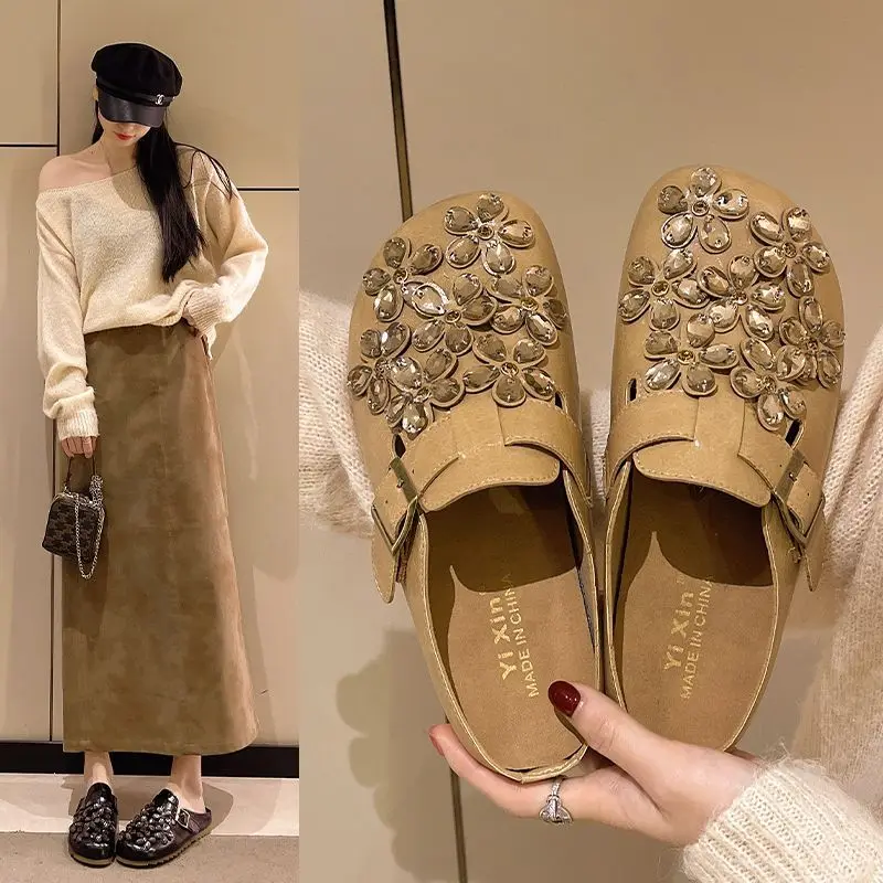 Women's Floral Rhinestone Buck - Women'S Shoes Clogs บทวิจารณ์และราคา