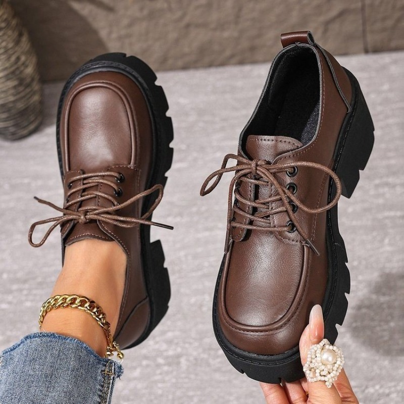 Large Size Thick-soled Loafers - Women'S Shoes Professional บทวิจารณ์และราคา