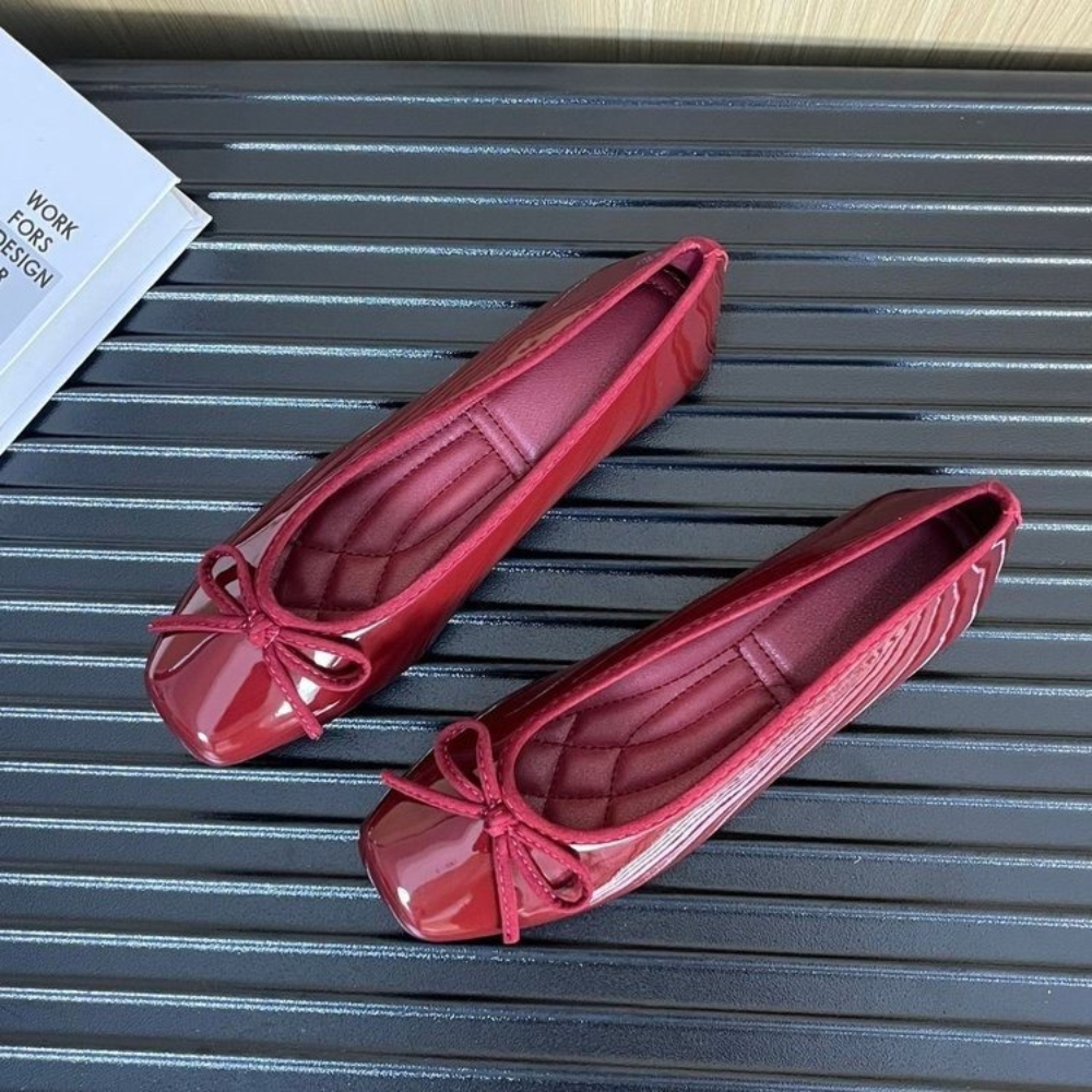 Women Nude Pink Patent Leather - Women'S Shoes Large บทวิจารณ์และราคา