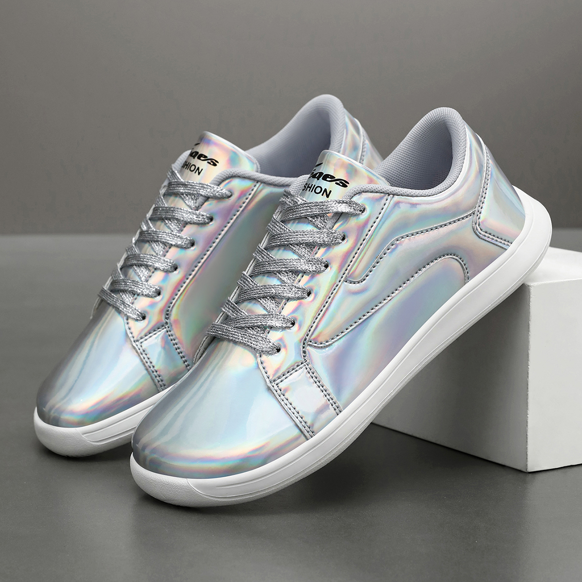 Women Iridescent Wide Toe Box  - Women'S Shoes With Wide Toe Box บทวิจารณ์และราคา