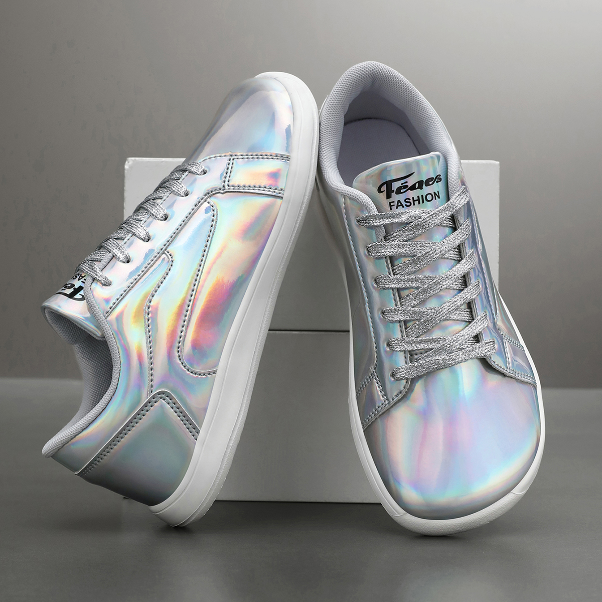Women Iridescent Wide Toe Box  - Women'S Shoes With Wide Toe Box บทวิจารณ์และราคา