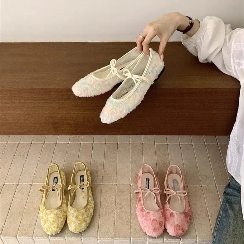 Gentle New Chinese Rose Mesh M - Women Shoes Size บทวิจารณ์และราคา