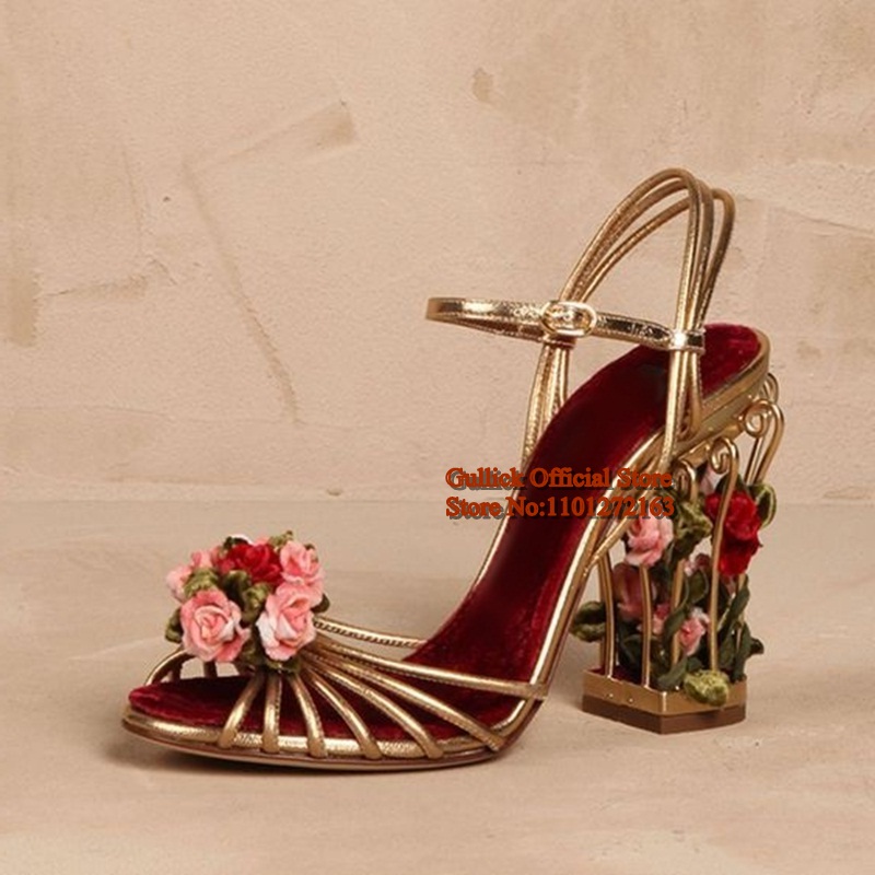Luxury Bird Cage Women Sandals - Women'S Shoes Clogs บทวิจารณ์และราคา