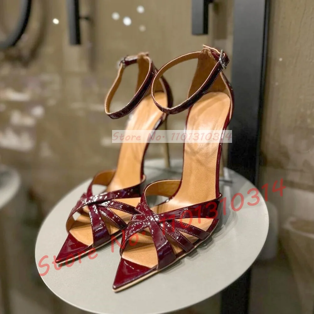 Nude Cross Strap High Heels Sa - Women'S Shoes Trendy บทวิจารณ์และราคา