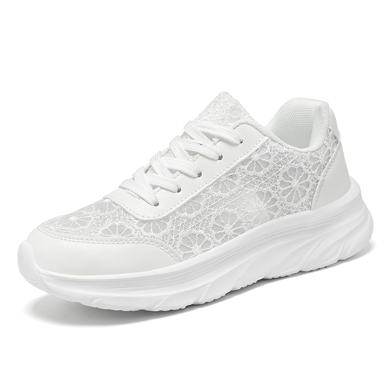 Woman White shoes print sneake - Women Shoes Store บทวิจารณ์และราคา