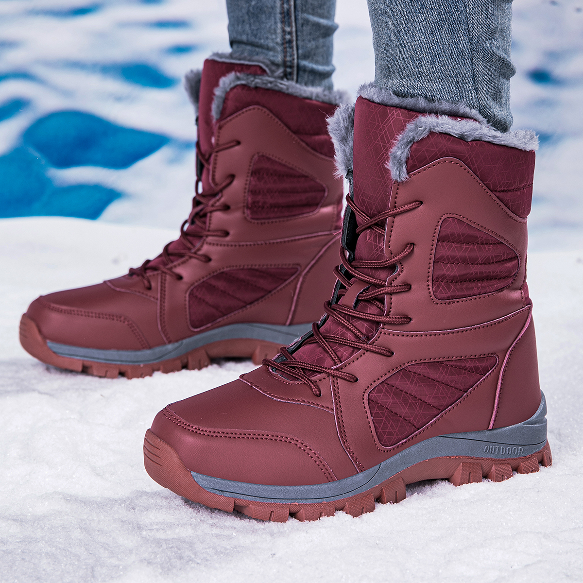 Couple 2025 Winter Snow Boots  - Women Shoes In Australia บทวิจารณ์และราคา