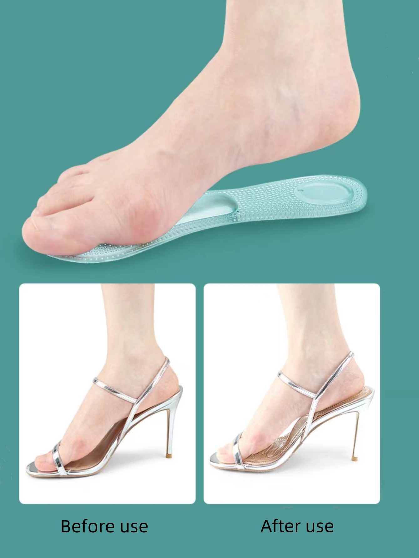Women Seven Point Insole Heel  - Women'S Shoes High Arch Support บทวิจารณ์และราคา