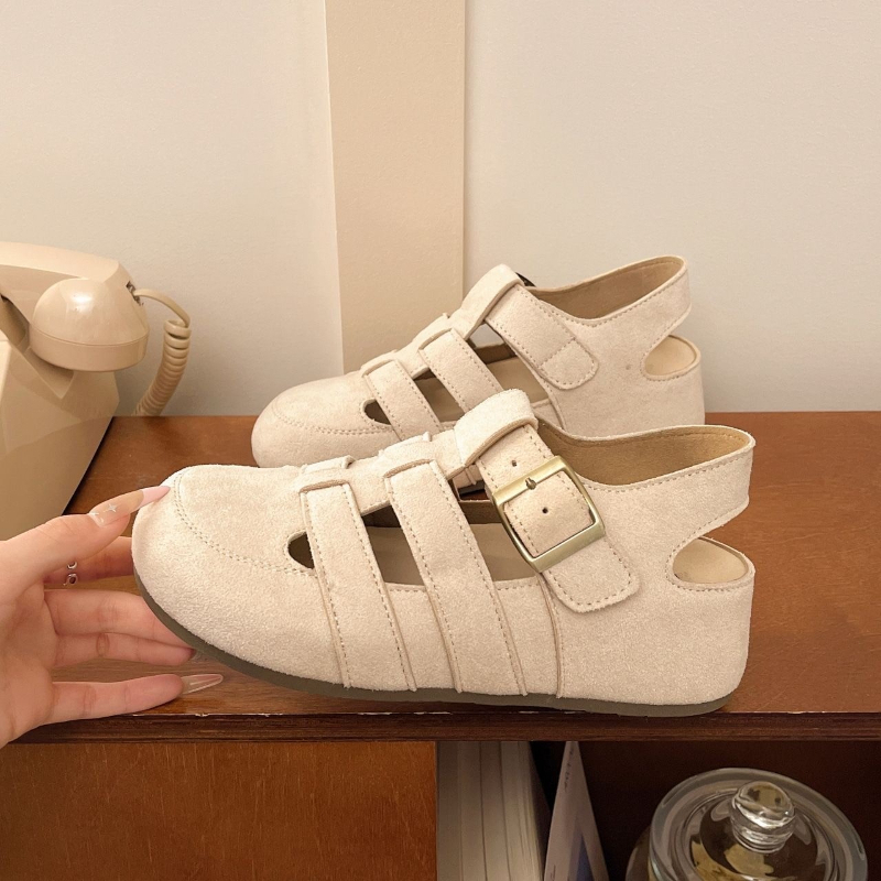Simple Elegant Baotou Sandals  - Women Shoes Nb บทวิจารณ์และราคา