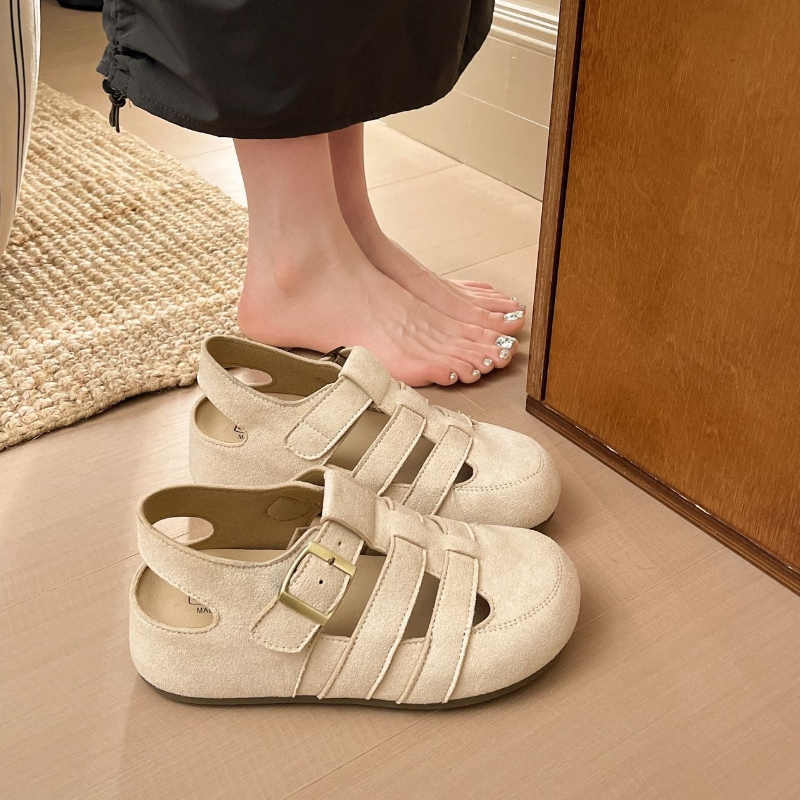 Simple Elegant Baotou Sandals  - Women Shoes Nb บทวิจารณ์และราคา