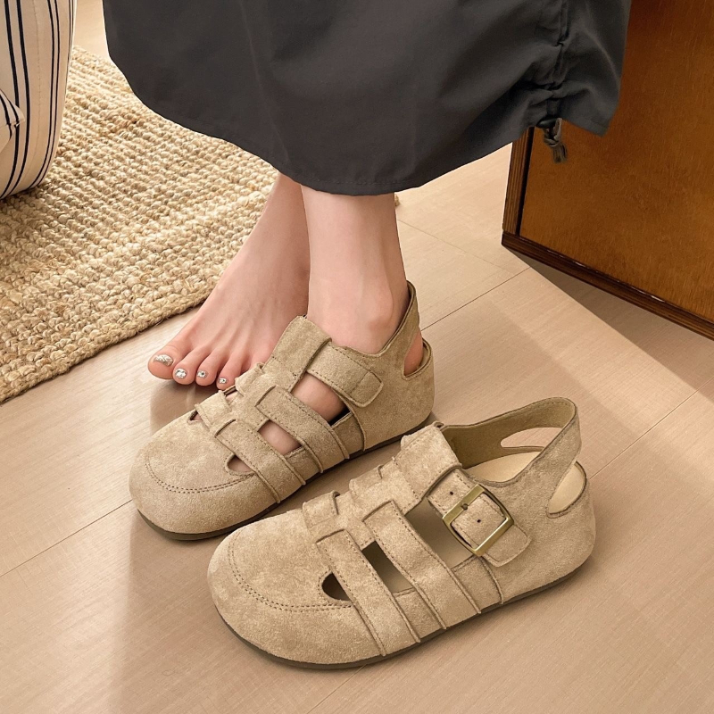 Simple Elegant Baotou Sandals  - Women Shoes Nb บทวิจารณ์และราคา